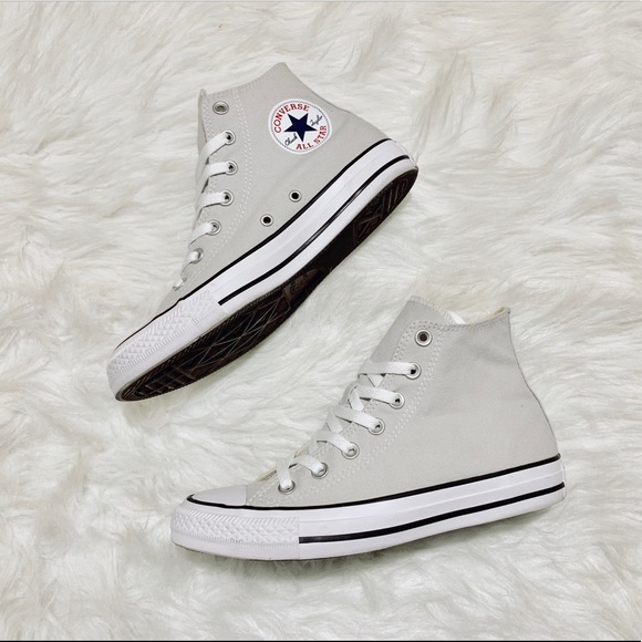 Converse Shoes - Mouse Grey Converse Hi-Tops